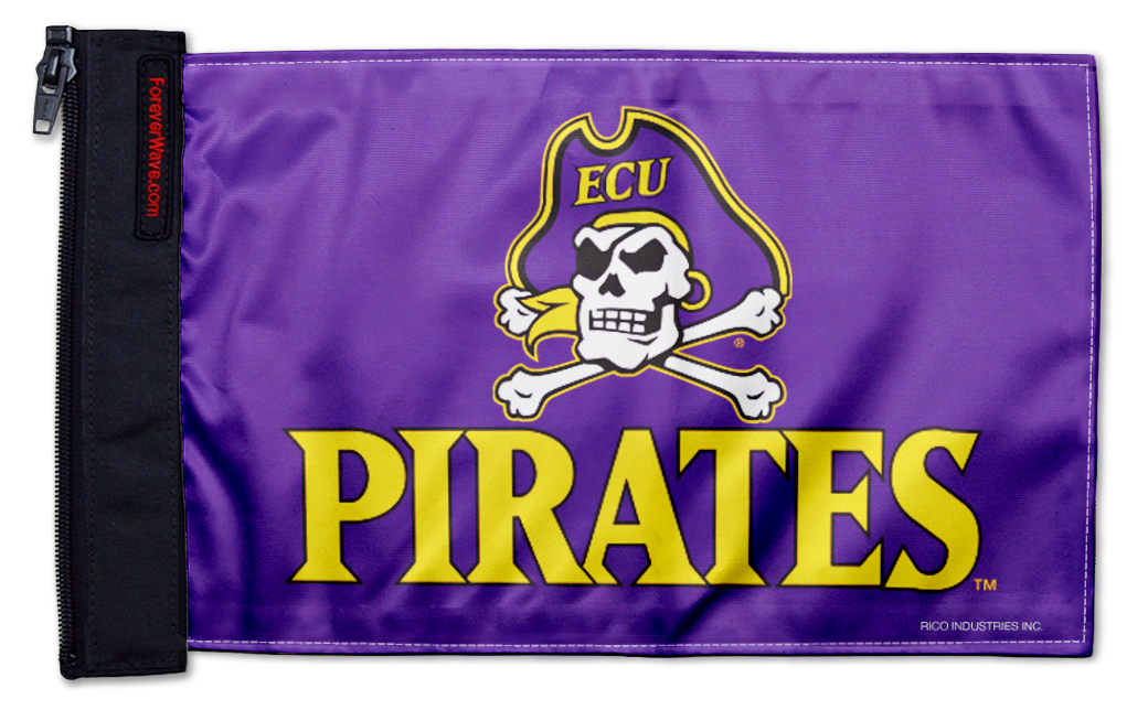East Carolina 11"x17" Forever Wave Flag for Jeep Gladiator JT