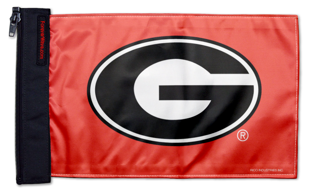 Georgia 11"x17" Forever Wave Flag for UTVs