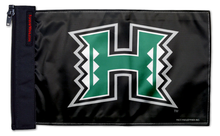 Hawaii Warriors 11"x17" Forever Wave Flag for Jeep Wrangler CJ-7 and CJ-8 1976-1986