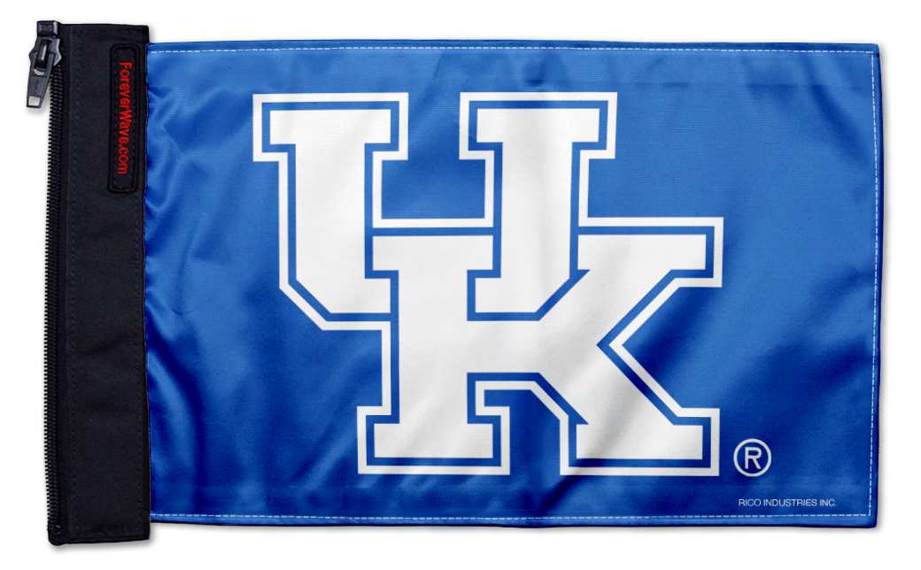 Kentucky 11"x17" Forever Wave Flag for Golf Carts