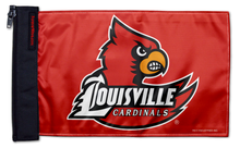Louisville 11"x17" Forever Wave Flag for Golf Carts