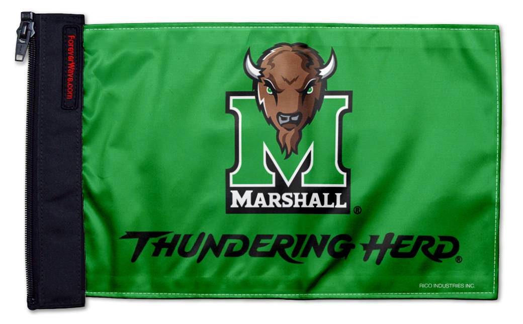 Marshall 11"x17" Forever Wave Flag for Jeep Gladiator JT