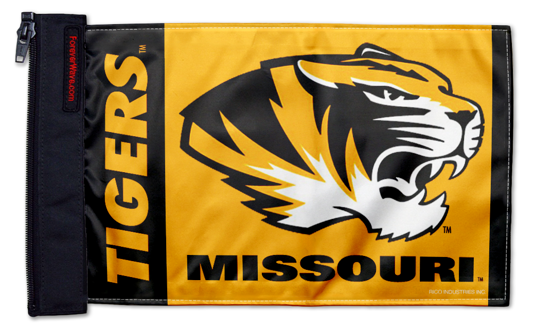 Missouri 11"x17" Forever Wave Flag for Jeep Wrangler JKU 4-Door 2007-2018
