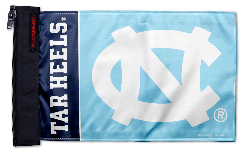 North Carolina 11"x17" Forever Wave Flag for Jeep Wrangler TJ 1996-2006