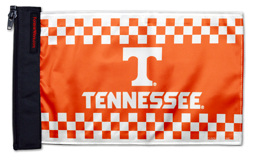 Tennessee 11"x17" Forever Wave Flag for Jeep Wrangler CJ-7 and CJ-8 1976-1986