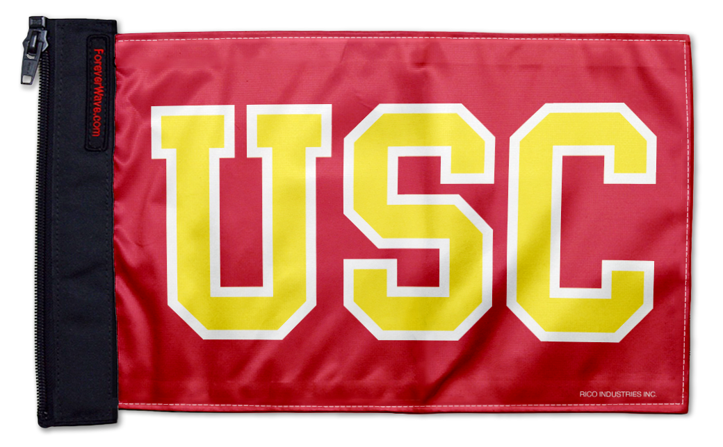 Southern California USC 11"x17" Forever Wave Flag
