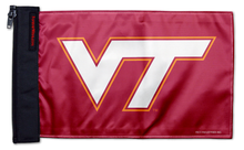 Virginia Tech 11"x17" Forever Wave Flag for Jeep Wrangler JK 2-Door 2007-2018