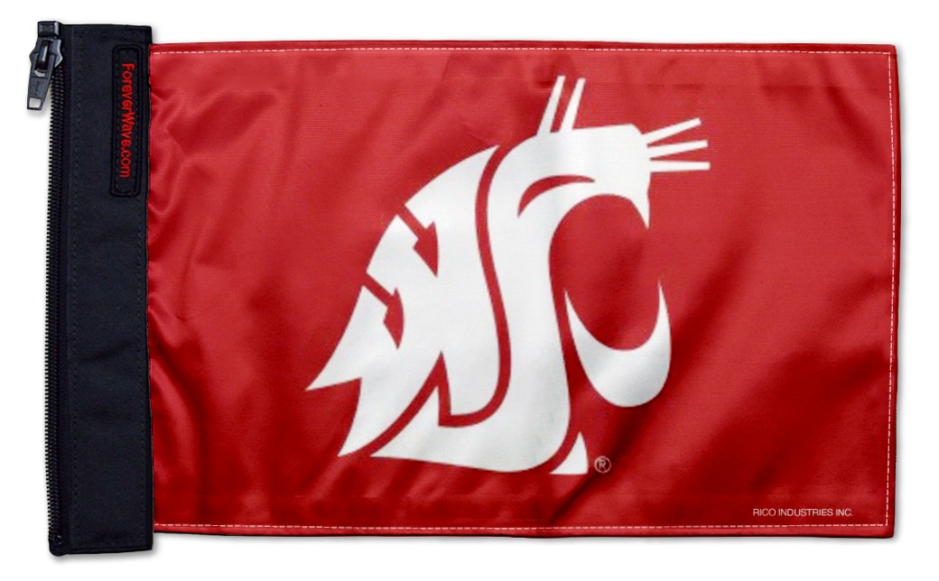 Washington State 11"x17" Forever Wave Flag for Jeep Wrangler TJ 1996-2006