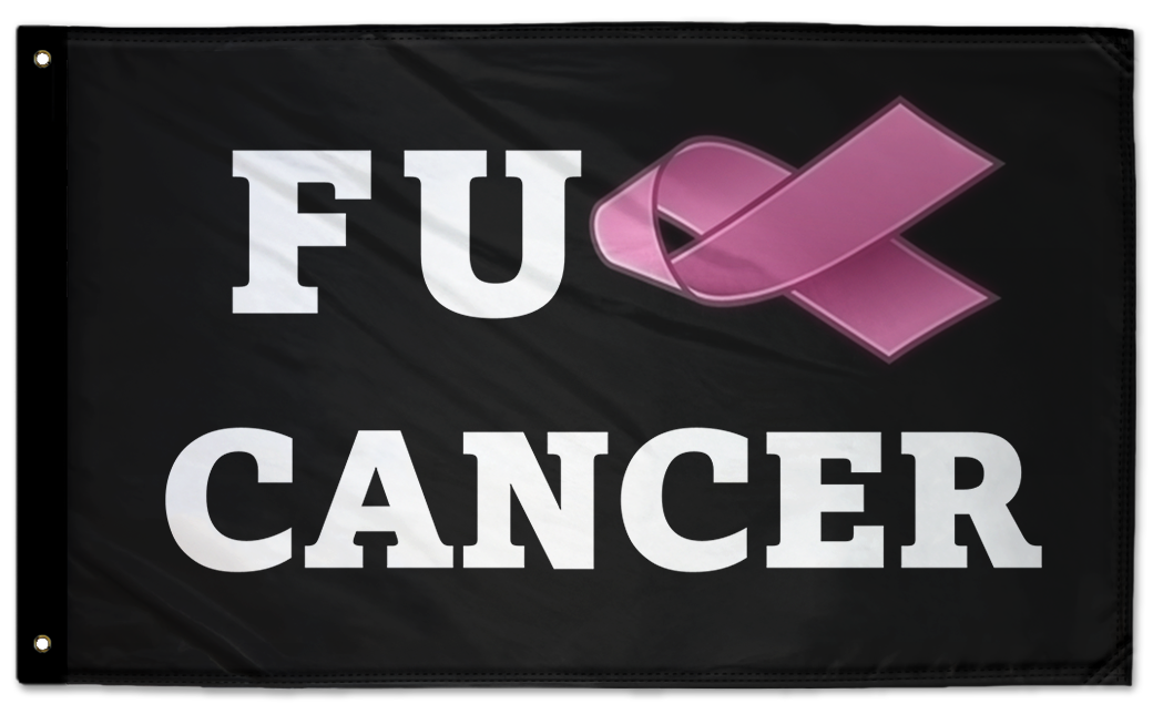 FU Cancer 3'x5' Double-Sided Flag