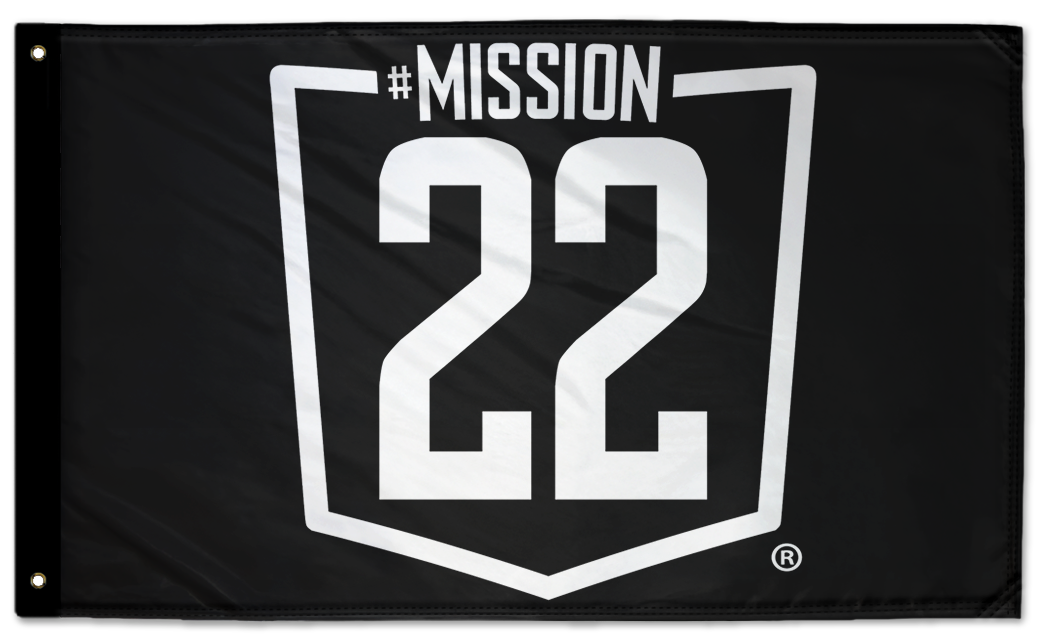 Mission 22 3'x5' Double-Sided Flag