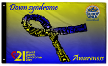Down Syndrome Awareness 3'x5' Double-Sided Flag