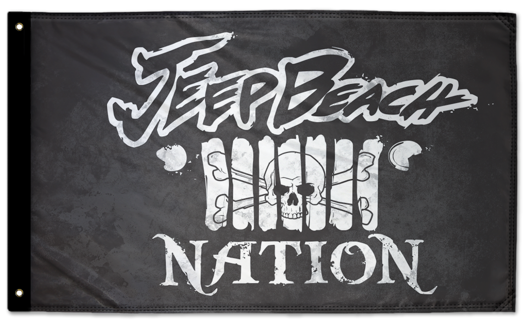 Jeep Beach Nation 3'x5' Double-Sided Flag