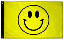 Smiley Face 3'x5' Double-Sided Flag