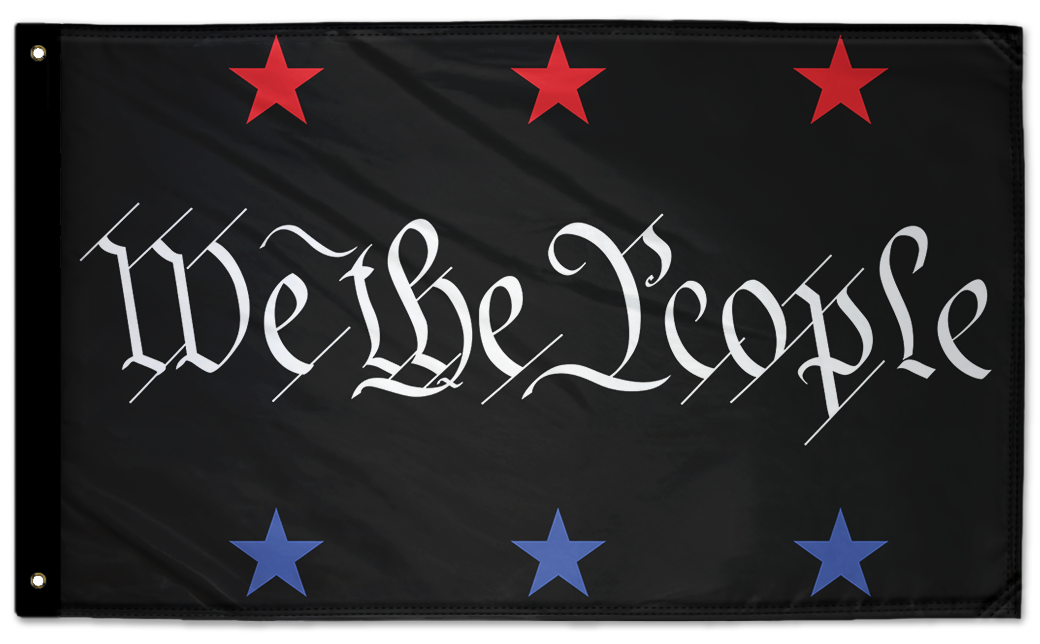 We The People 3'x5' Double-Sided Flag