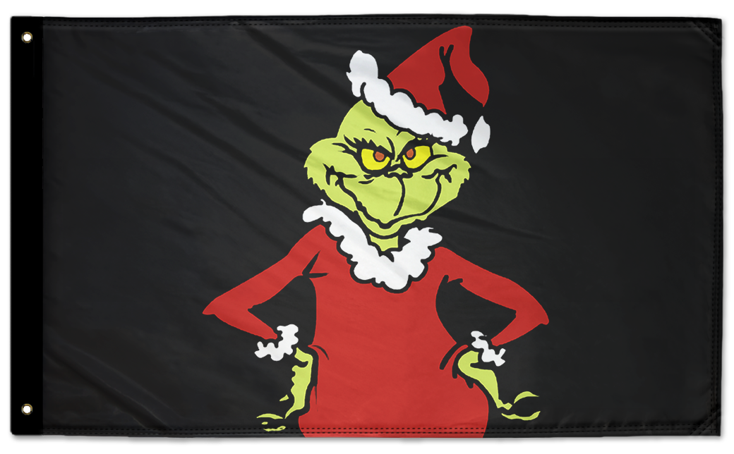 The Grinch 3'x5' Double-Sided Flag
