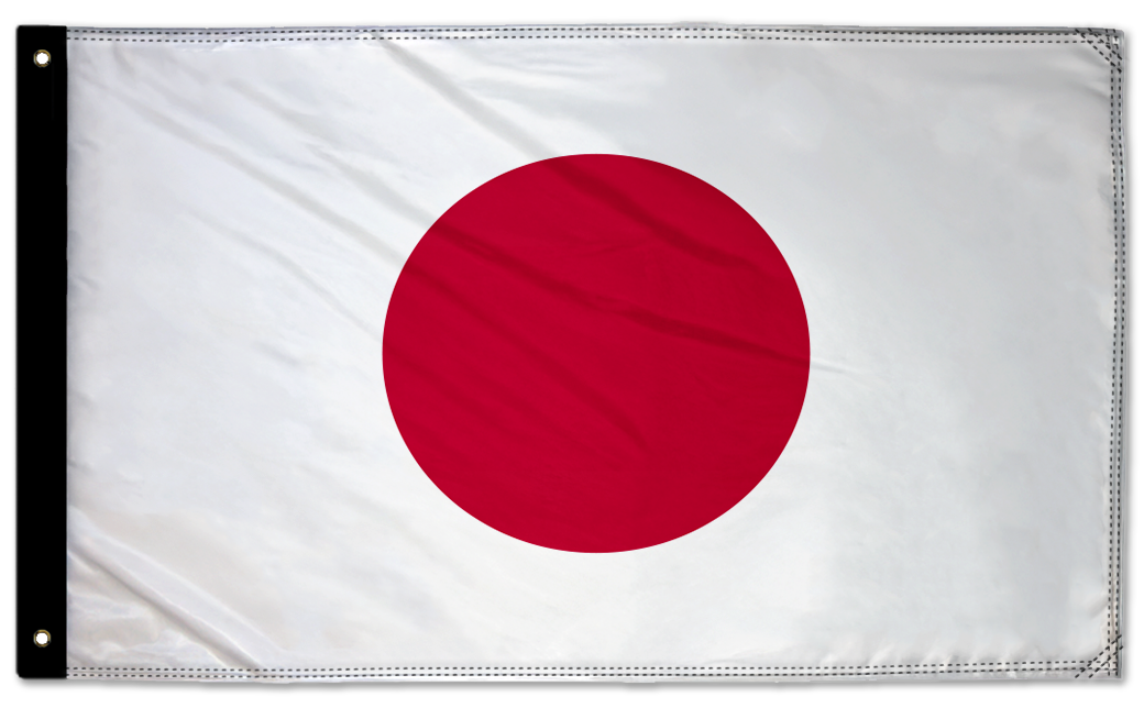 Japan 3'x5' Double-Sided Flag