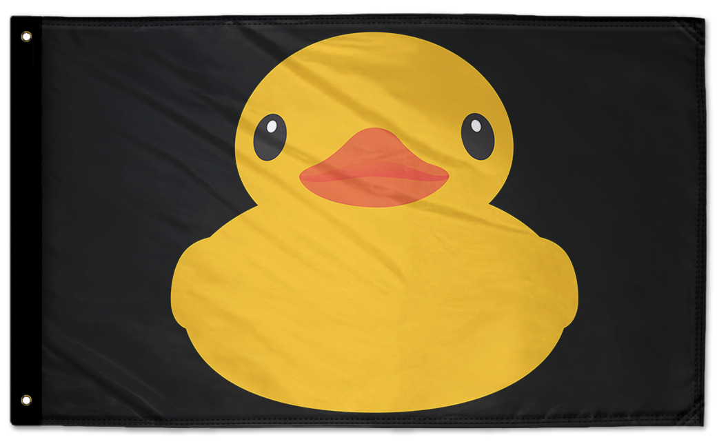 Duck 3'x5' Double-Sided Flag