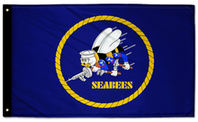 Navy Seabees 3'x5' Double-Sided Flag