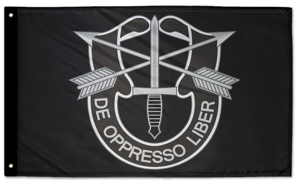 Special Forces 3'x5' Double-Sided Flag