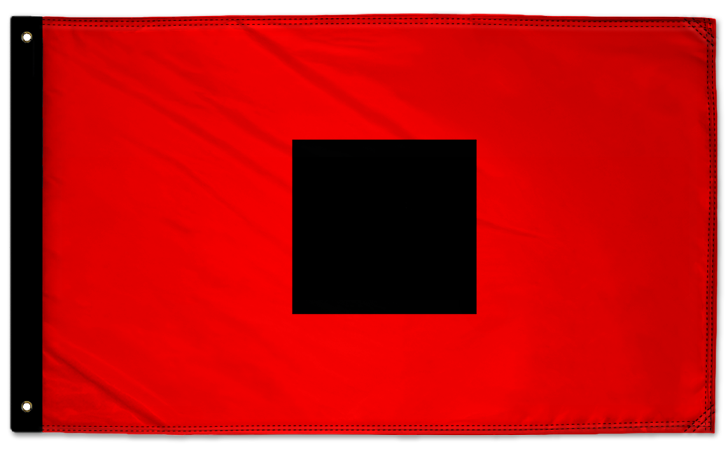 Hurricane Storm Warning 3'x5' Double-Sided Flag