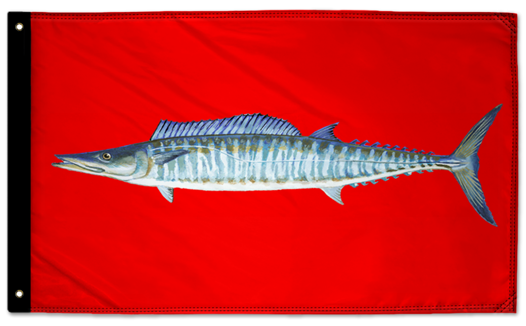 Wahoo 3'x5' Double-Sided Flag
