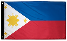 Philippines 3'x5' Double-Sided Flag