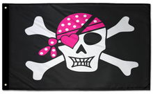 Pink Pirate 3'x5' Double-Sided Flag