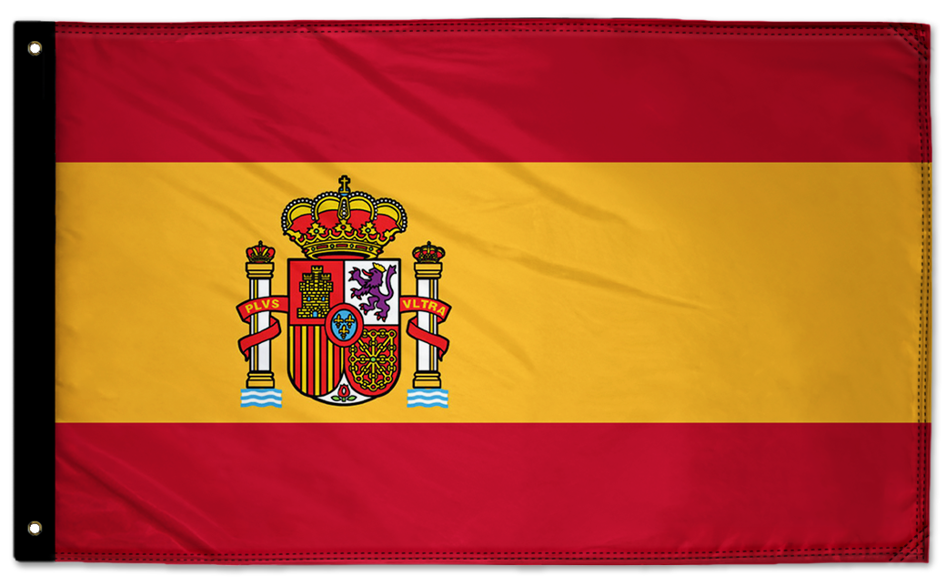 Spain 3'x5' Double-Sided Flag