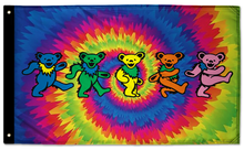 Grateful Dead Dancing Bears 3'x5' Double-Sided Flag