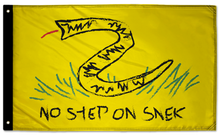 No Step On Snek 3'x5' Double-Sided Flag