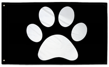 Paw Print 3'x5' Double-Sided Flag