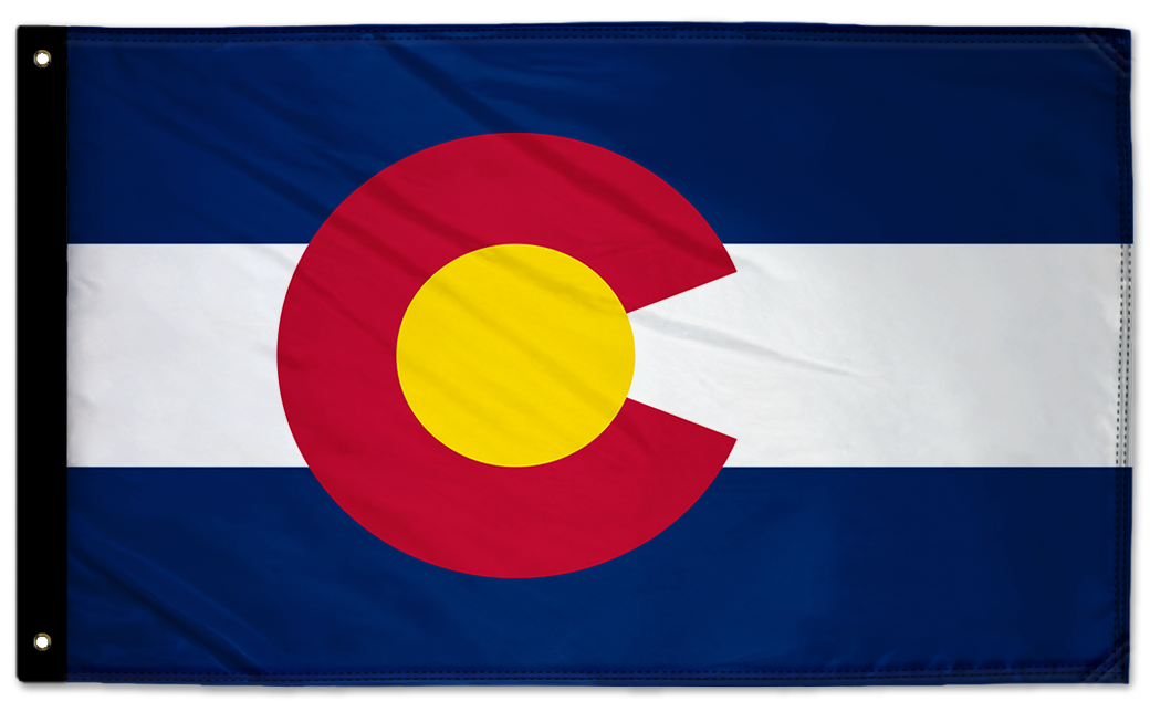 State Flag Colorado 3'x5' Double-Sided Flag