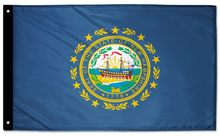 State Flag New Hampshire 3'x5' Double-Sided Flag