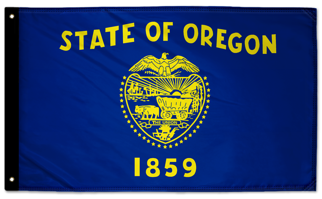 State Flag Oregon 3'x5' Double-Sided Flag