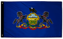 State Flag Pennsylvania 3'x5' Double-Sided Flag