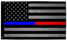 USA Subdued Thin Blue-Red Line 3'x5' Double-Sided Flag