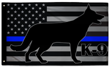 USA Subdued Thin Blue Line K9 3'x5' Double-Sided Flag