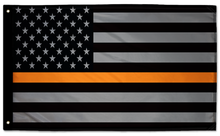 USA Subdued Thin Orange Line 3'x5' Double-Sided Flag