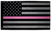 USA Subdued Thin Pink Line 3'x5' Double-Sided Flag