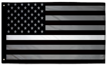 USA Subdued Thin White Line 3'x5' Double-Sided Flag