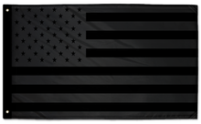 USA Black 3'x5' Double-Sided Flag