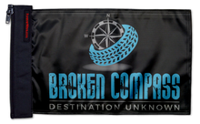 Broken Compass Flag 12"x18" Forever Wave Flag