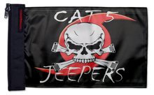 Cat 5 Jeepers Flag 12"x18" Forever Wave Flag