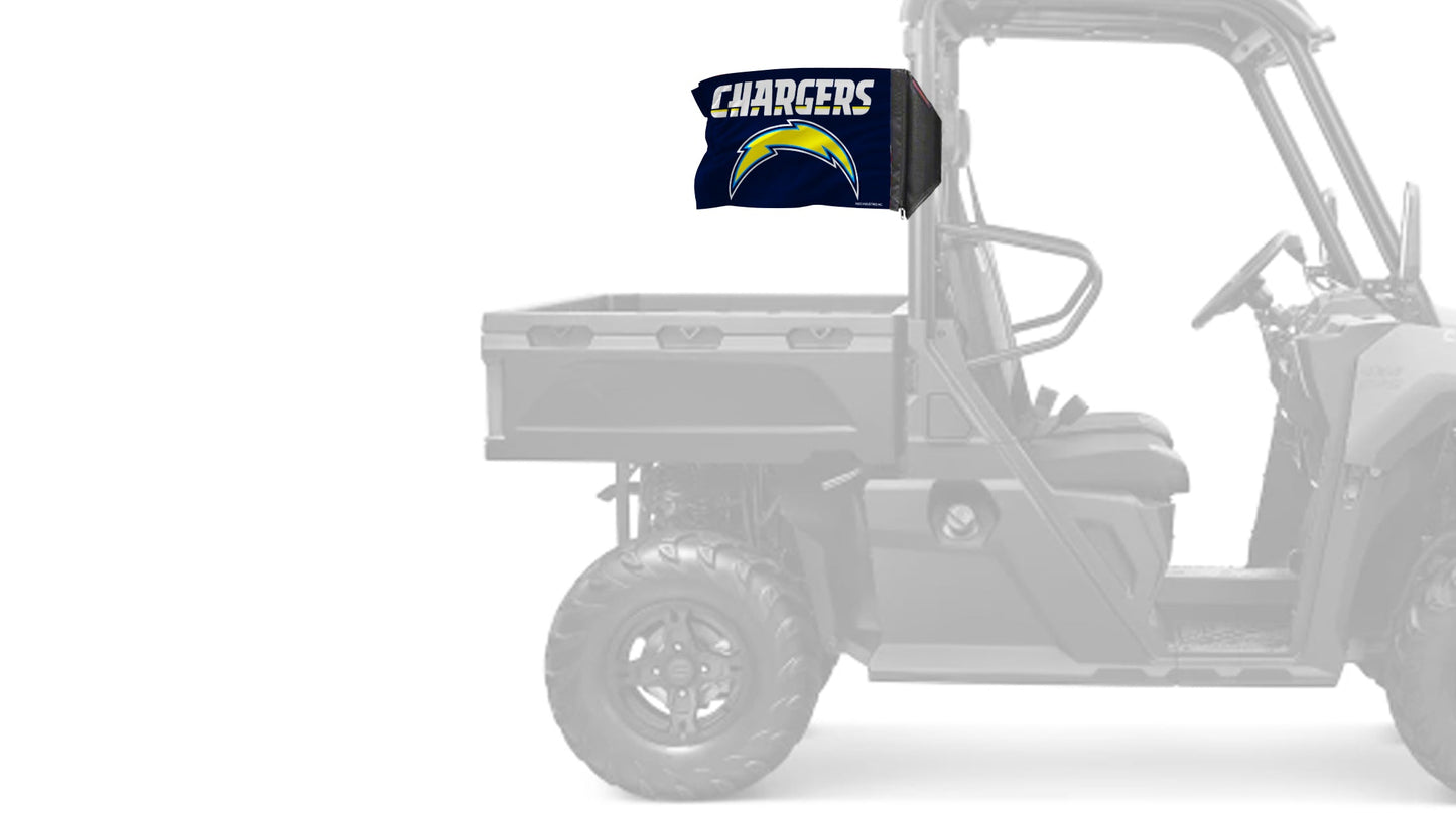 Los Angeles Chargers 11"x17" Forever Wave Flag for UTVs