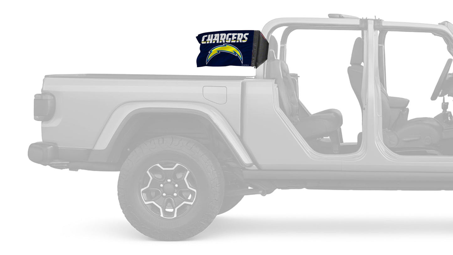 Los Angeles Chargers 11"x17" Forever Wave Flag for Jeep Gladiator JT