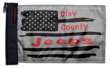 Clay Co Jeeps Flag 12"x18" Forever Wave Flag