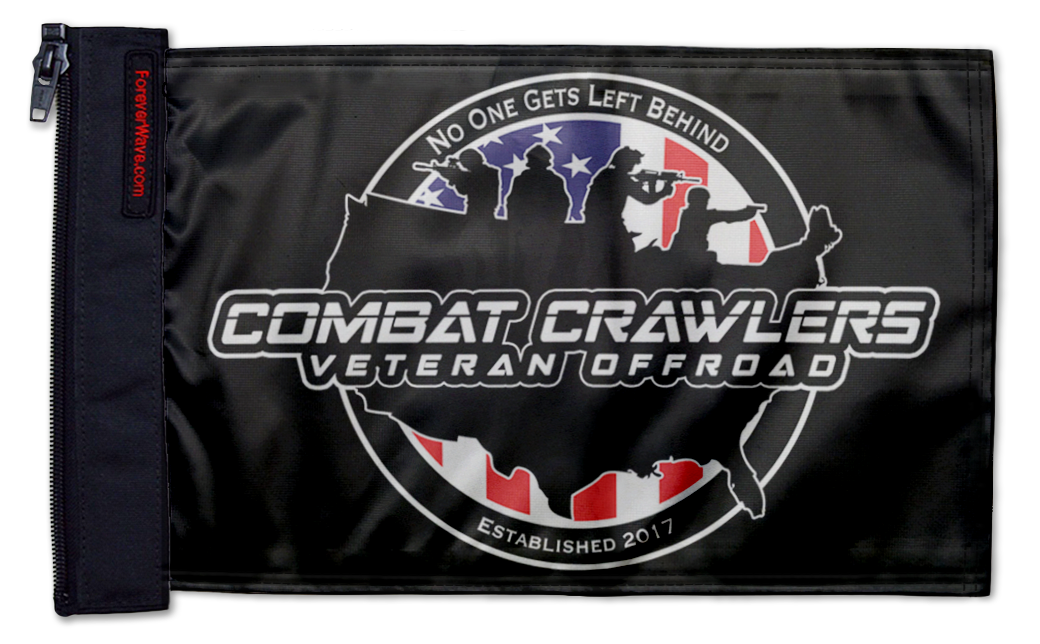 Combat Crawlers Flag 12"x18" Forever Wave Flag
