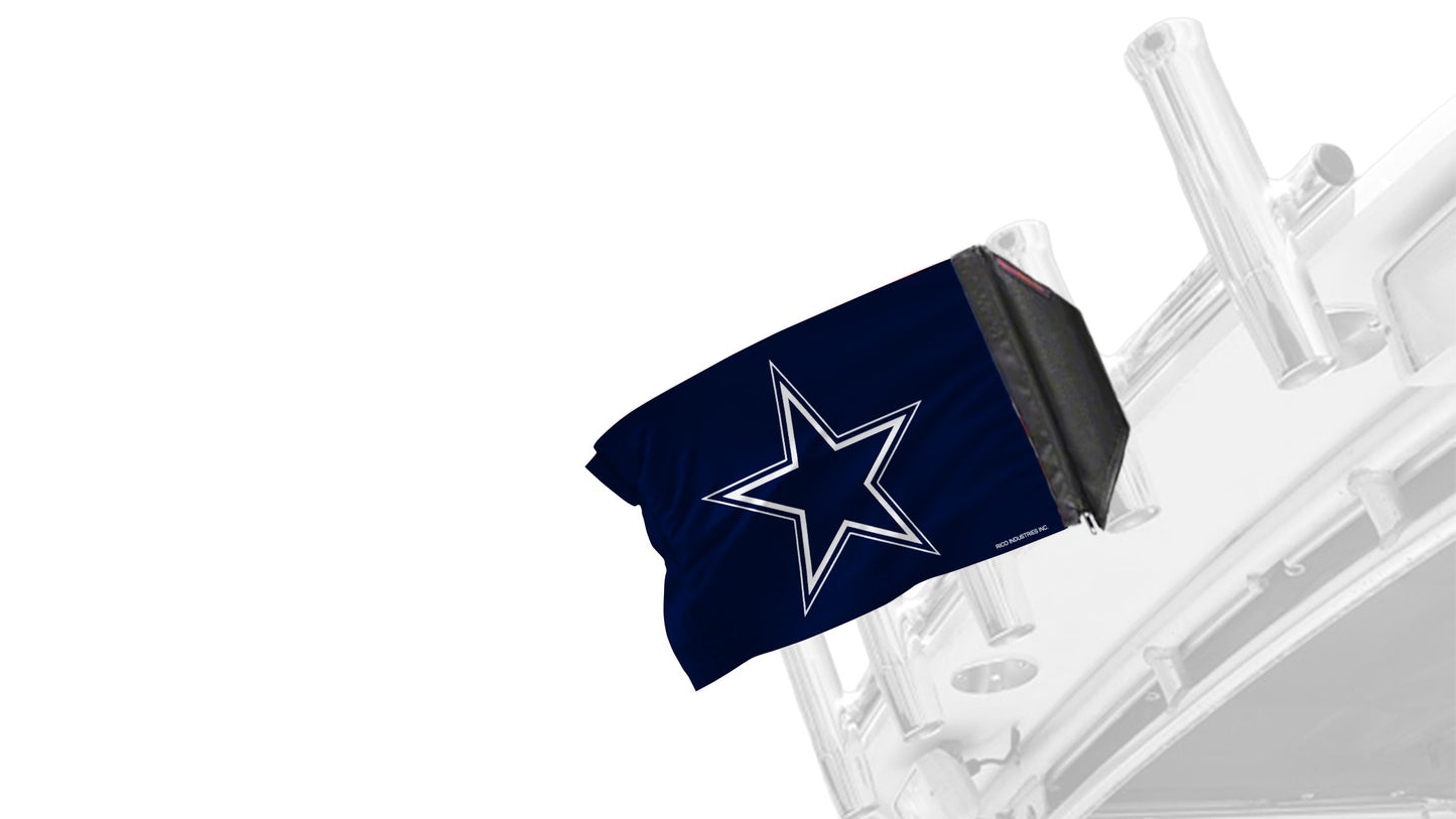 Dallas Cowboys Blue 11"x17" Forever Wave Flag for Boats