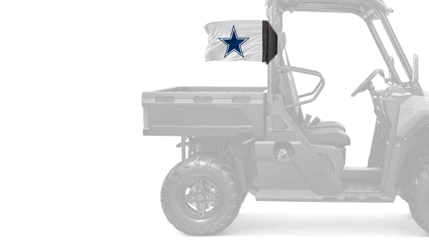 Dallas Cowboys White 11"x17" Forever Wave Flag for UTVs