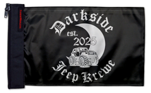 Darkside Jeep Krewe Flag 12"x18" Forever Wave Flag